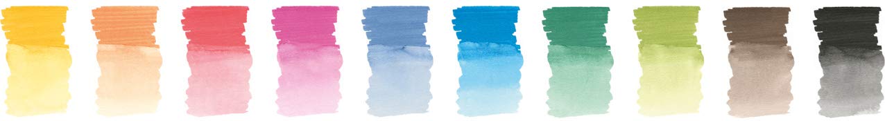 Faber-Castell - 160499 - Boîte de 4 marqueurs aquarellables A. Dürer 199. Couleur noire