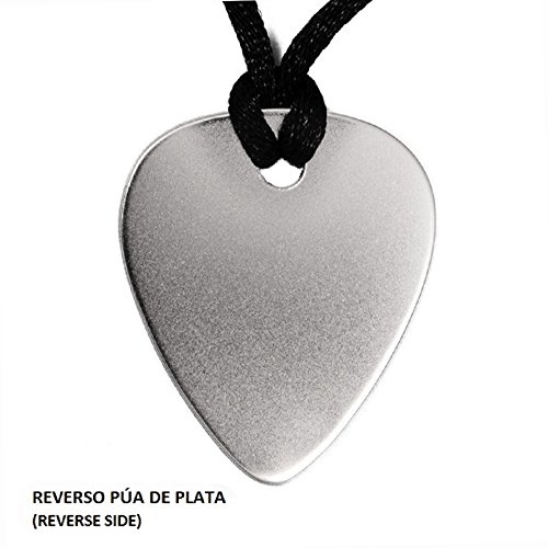 Pendentif MÉDIATOR D´ARGENT Guitare – Sterling 925 – Motif Gravure au laser – Gravure de texte personnalisée pour son… - Les Beatles, Paul McCartney, John Lennon, RIngo Starr, George Harrison Pendentif MÉDIATOR D´ARGENT Guitare - Sterling 925 - Motif Gravure au laser - Gravure de texte personnalisée pour son… – Image 3