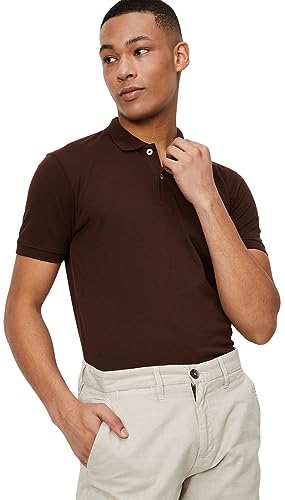 Image of Max Men's Cotton Relaxed Fit Half Sleeves Polo Neck T-Shirt