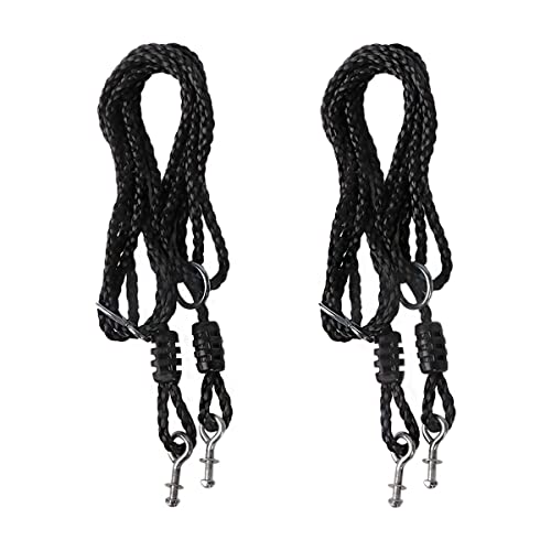 Ymeibe Saucer Tree Swing - Multi-Strand Ropes Replacement Support 700 lbs 80 inch Length Adjustable - Pack of 2