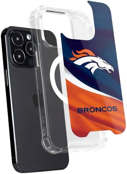 Skinit Phone Case Compatible with MagSafe iPhone 16 Pro Max - Officially Licensed NFL Denver Broncos Design