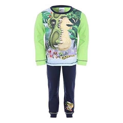 Gigantosaurus Boys Pyjamas PJ Set Ages 18 Months to 5 Years (18-24 Months) Green Cover