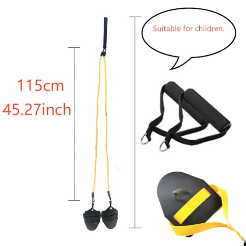 Armastuse Schwimmtrainer Trockenland Set mit Zugseil, Professionelles Armzug-Training und Krafttraining für Schwimmer | Komplett-Set für effektives Schwimmtraining zu Hause