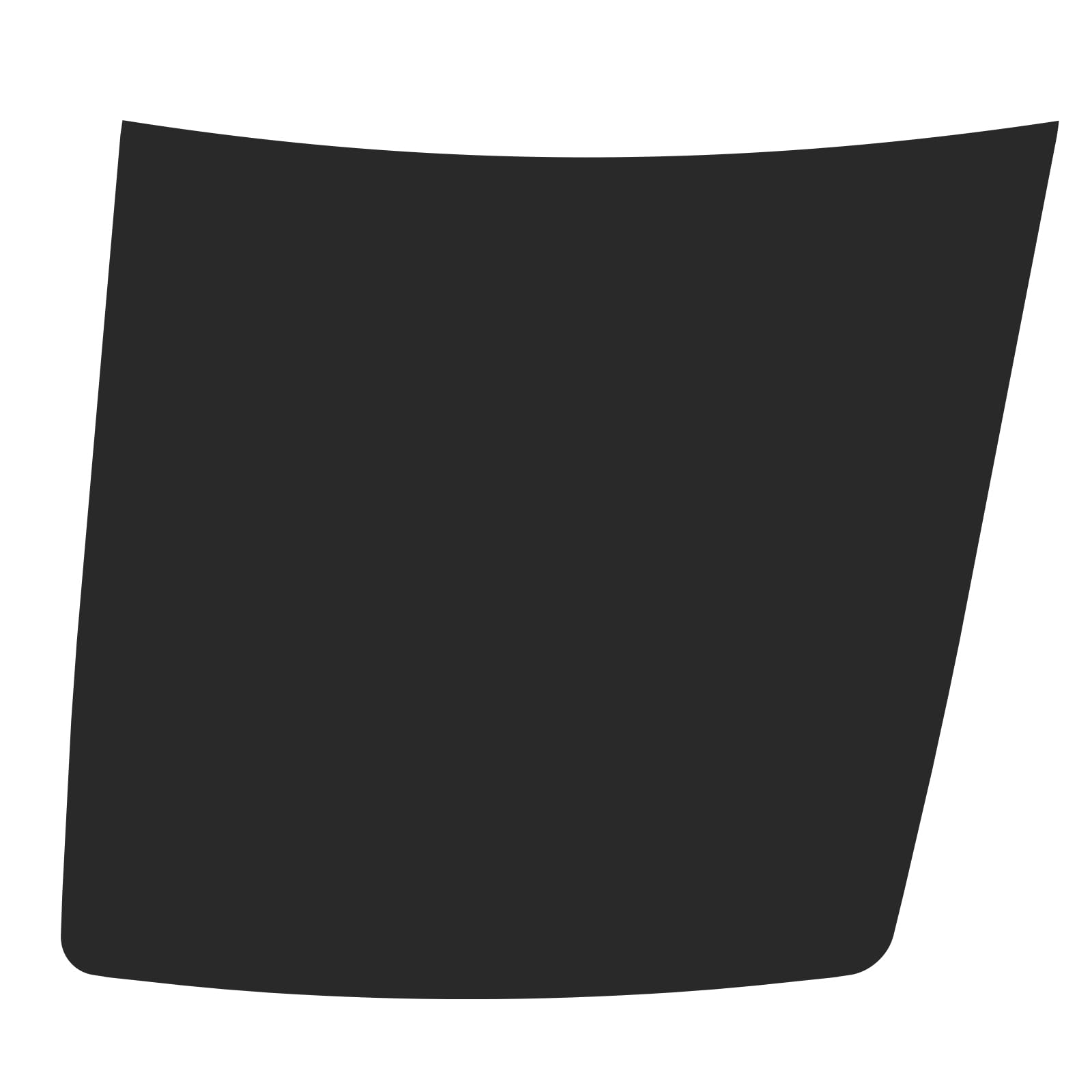 Black Matte Black Hood Blackout Decal Vinyl Racing Stripe Kit Graphics Sticker Compatible with Toyota Rav4 2018-2023 (Matte Black, Style 1)