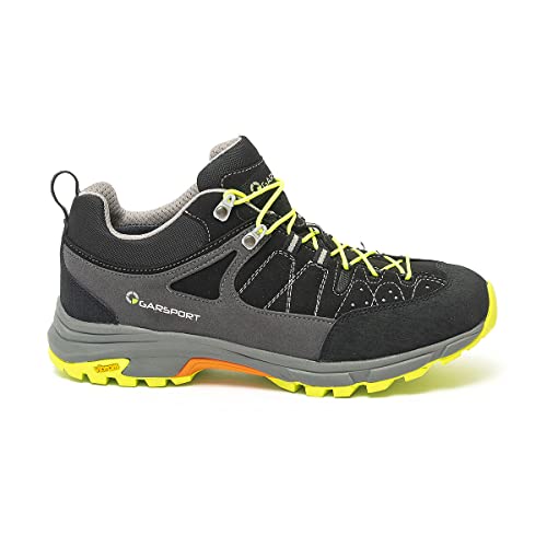 Garsport Fast Hike Low Tex, Trekking Shoe Hombre, Negro Antracita, 36 EU