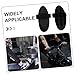 Toddmomy Rowing Machine Foot Pedals Plastic Rowing Foot Plate for Fitness Exercise Equipment Accessory