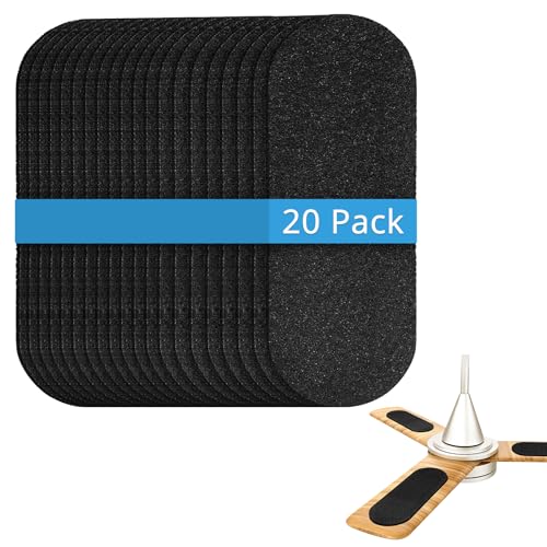 Filtres de ventilateur de plafond au carbone zéolite lot de 20 purificateurs
