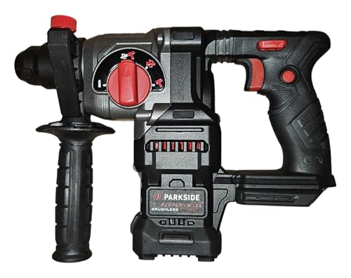 Parkside PERFORMANCE® PKHAP 20-Li B2 - Martillo combinado con batería (20 V, sin batería ni cargador, SDS-Plus)