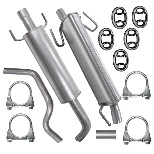 Polmo Schalldämpferset Auspuffanlage Auspuff für Opel Meriva 1 I A 1.6