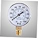 Mobestech Psi Vacuum Pressure Gauge Bar Utility Manometer for Oil Gas Gage for Air Compressors and Industrial Use