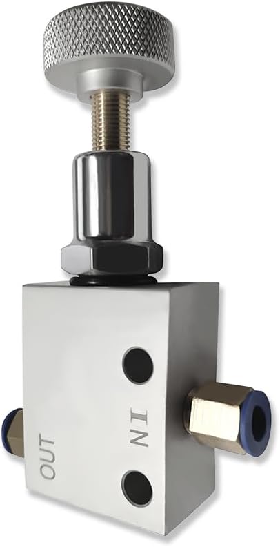 Universal Knob Adjustable Disk Drum Brake Proportioning Valve Black Aluminum