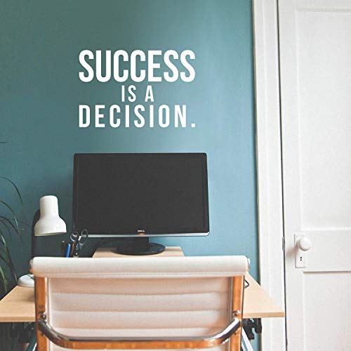 Vinyl Wall Art Decal - Success is A Decision - 15