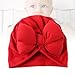 Sosoport Cute Bowknot Hat Newborn Fashion Headdress Photo Prop for Boy Girl Soft Cap Red