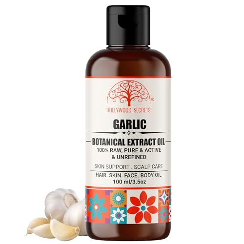 Image of Organic Pure Garlic Oil For Face Hair Growth 100 ml