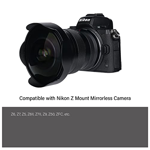 Astrhori 12Mm F2.8 Full Frame Manual Fisheye Lens 185° Ultra Wide Angle Lens For Nikon Z Mount Mirrorless Camera Z6,Z7,Z5,Z6Ii,Z7Ii,Z9,Z50,Zfc,Etc. #TOP4