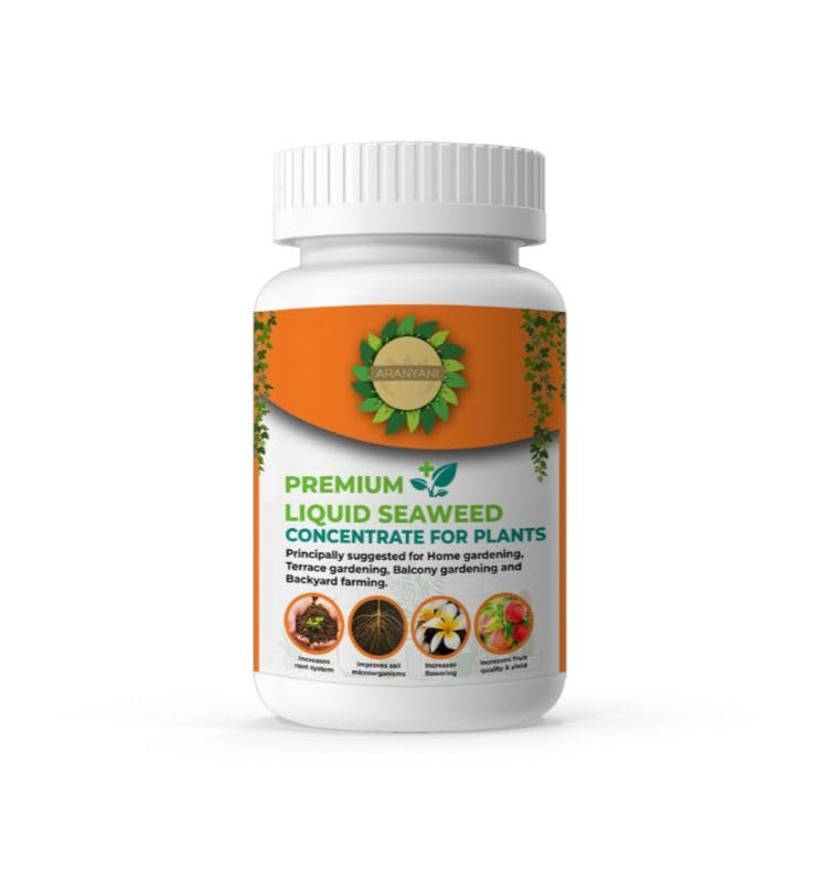 Aranyani Liquid Seaweed Extract Organic Seaweed Fertilizer for All Plants | 250 ml |All Purpose Indoor & Outdoor Plants, for Plant Growth, Flowering & Fruiting (B0BS3L1VHN) Amazon Price History, Amazon Price Tracker