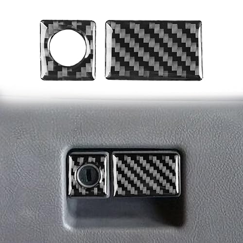 UOADA 2pcs Car Glove Box Decal Storage Box Sticker Carbon Fiber Trim Compatible with Toyota Celica 2000 2001 2002 2003 2004 2005 Car Interior Accessories