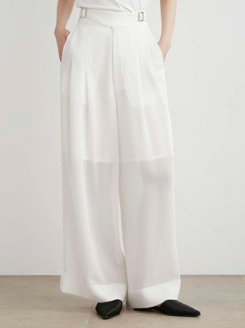 [ミースロエ] メッシュワイドグルカパンツ MWFP254008 レディース