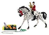 knabstrupper kaufen schleswig-holstein Playsets Schleich 41434 - Springreitturnier mit Knappstrupper Stute