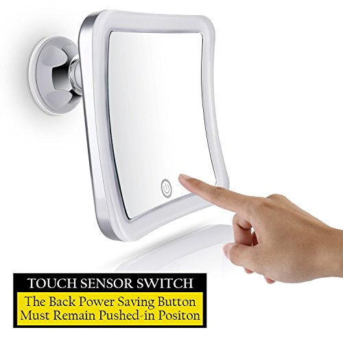 Sanheshun - Specchio da trucco e da viaggio con