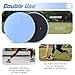 Krightlink Exercise Core Sliders Core Sliding Discs, Dual Sided Workout Sliders for Full Body Workout on Carpet or Hardwood Floor, Training Abdominal Core Strength (Blue - 1 Pair)