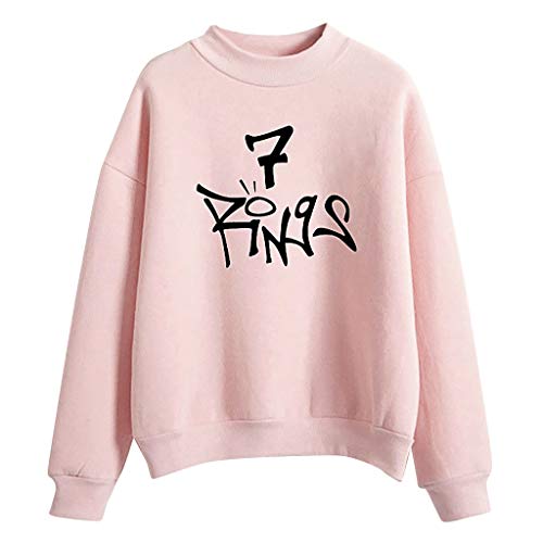 Geilisungren Sudadera sin Capucha para Mujer Jersey de Manga Larga Sudadera Imprime...