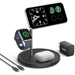 スマホアクセサリー Anker MagGo Wireless Charging Station Amazon.com: Anker MagGo Wireless Charging Station Magnetic