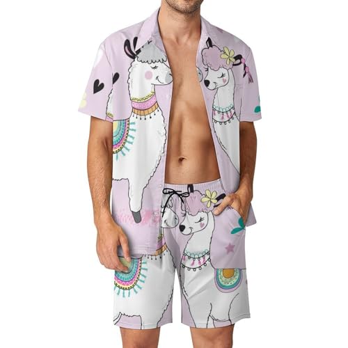 Chemise Hawaïenne Homme Alpaga : Restez Frais en Ensemble Short Pantalon Plage