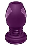 Doc Johnson Platinum Premium Silicone - The Stretch - Hollow Butt Plug - Large - Purple