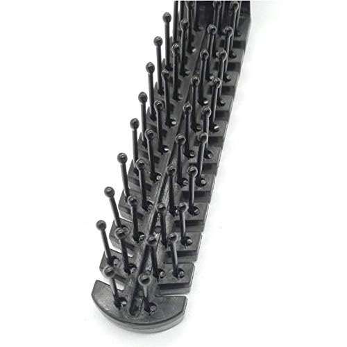 Miniatura 5 de 3 unids portátil viaje peine cepillo plegable masaje pelo peine anti-estático peluquería herramientas conjunto (negro)