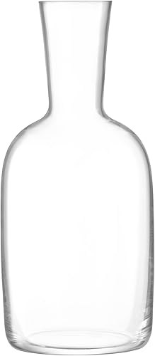 Miniatura 2 de LSA Borough - Jarra de agua transparente de 1.1 L, 1 unidad, vidrio soplado y hecho a mano  BG16