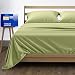 True Luxury 1000-Thread-Count 100% Egyptian Cotton Bed Sheets, 4-Pc King SAGE Green Sheet Set, Single Ply Long-Staple Yarns, Sateen Weave, Fits Mattress Upto 18'' Deep Pocket