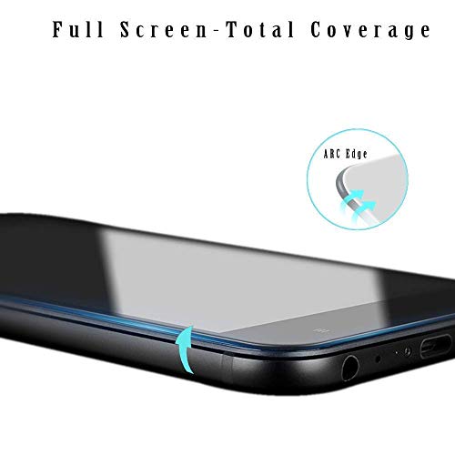 Image of Tempered Glass Screen Protector Compatible for Xiaomi Mi Note 6 Pro (6.26 Inch) HD Clear, Bubble-Free, Anti-Scratch Full Protection Durable Tempered Glass (Black, Pack of 1)