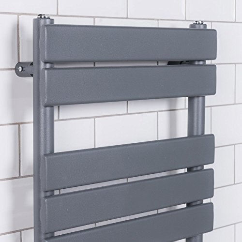 Grey Juva Towel Rail, 1200 x 500mm