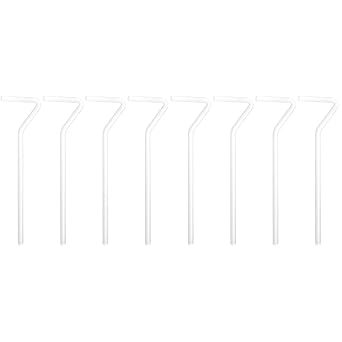 Cell Spreader Rods Set of 8 Glass Spreading Bars 5.51In Smooth Polished Laboratory Glass Rods for Cell Culture Spreading and Scientific Experiments