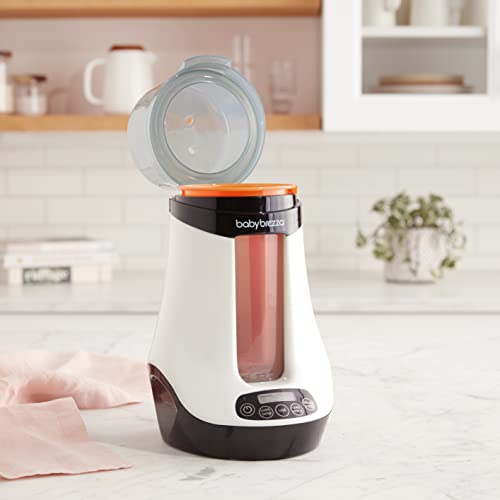 Baby Brezza Safe & Smart Electric Baby Bottle Warmer, Breastmilk Warmer + Baby Food Warmer + Defroster - Universal Warmer Fits All Feeding Bottles: Glass + Plastic – Wireless Bluetooth Control #TOP7