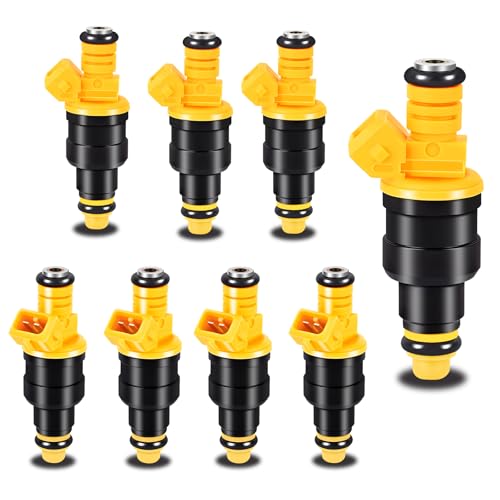 USUCRRE Upgraded Fuel Injectors Compatible with Ford E-150 2003 4.6L/5.4L V8,for E-350 Super Duty 1999-2003,for Excursion 2000-2004,for Lincoln Navigator 1998-1999 8 Pack Yellow 0280150943 by Usucrre - Used condition - US$21.79