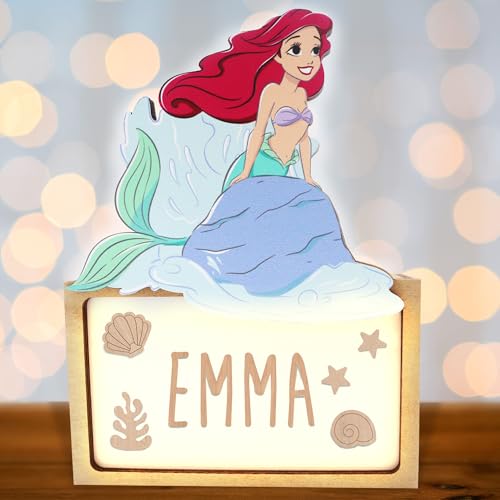 WONDEE Disney Lámpara La Sirenita Personalizada