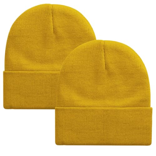 Image of ZOORON Beanie for Men Women Slouchy Winter Beanie Hats Cuffed Skull Caps