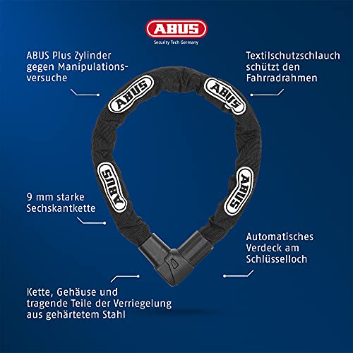 Abus Citychain 1010 Bicycle Lock (9Mm X 3.5-Feet) , Black #TOP5