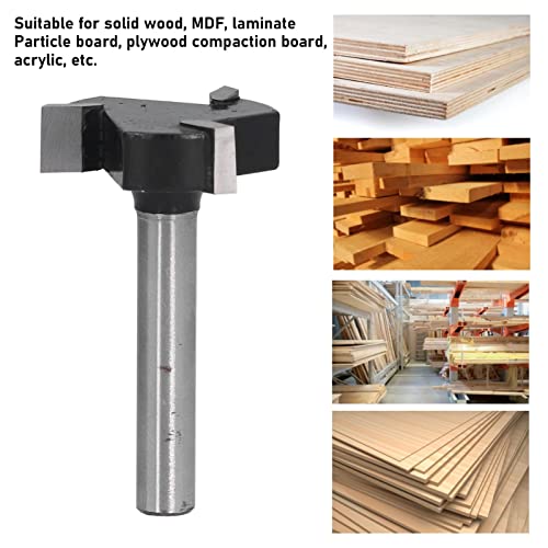 3 Flute Surfacing Router Bit, Spoilboard Surfacing Router Bits Tipped Slab Flattening Cnc Woodworking Milling Cutter 6Mm Shank #TOP1