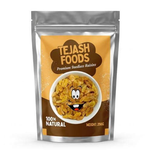 Tejash Foods Premium Seedless Long Raisins (Long Kishmish/Kismis)...