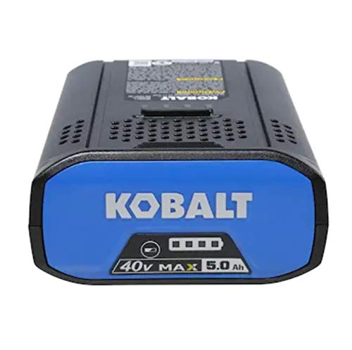 Kobalt 40 Volt Max 5 Amp Hour Rechargeable Lithium Ion (Li-Ion) Cordless Power Equipment Battery