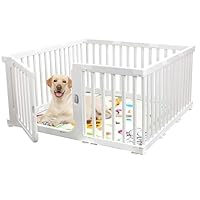 Amazon | ペットサークル ドア付き 犬 サークル ペットケージ 檻感が