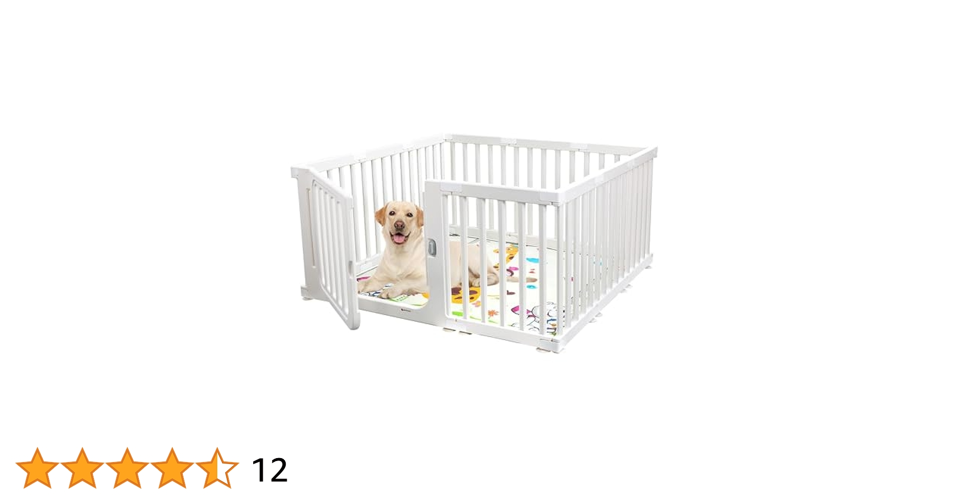 Amazon | ペットサークル ドア付き 犬 サークル ペットケージ 檻