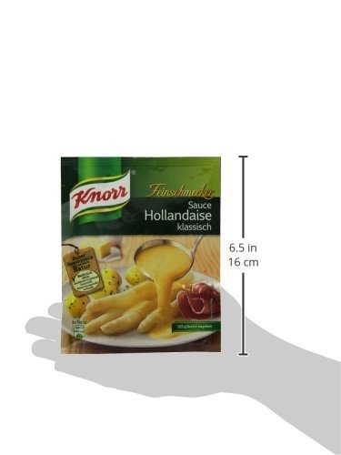 Knorr Feinschmecker Sauce Hollandaise klassisch eine leckere Soße ohne geschmacksverstärkende Zusatzstoffe 250 ml 1 Stück (Packung mit 10)
