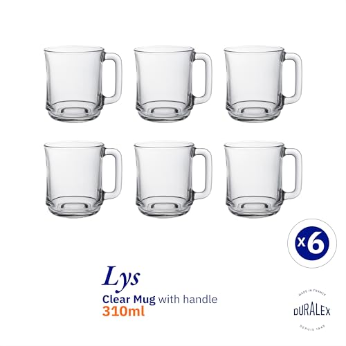 Duralex Empilable Mug, 10.875 oz, vidrio claro miniatura 3