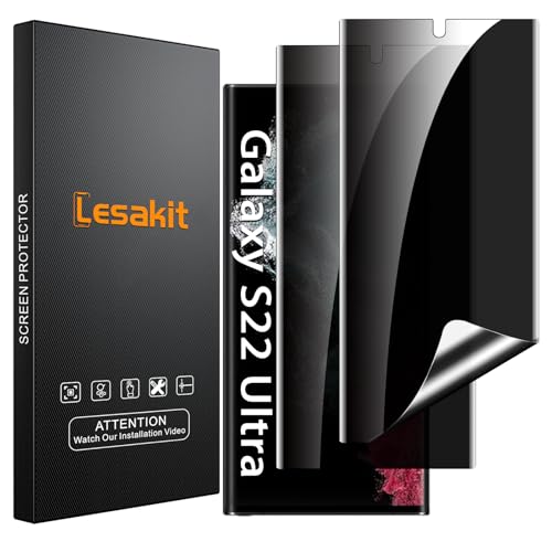 Anti-espion Samsung S22 Ultra film protecteur flexible pour bloquer les regards