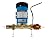 ZYIY 120W Water Pressure Booster Pump for Home 115V 25L/min Demestic Tap Water Pipeline Automatic Water Booster Pump With Flow Auto Switch 1"Outlet 15m/49ft Solar Hot Cold Shower Pressure Booster Pump