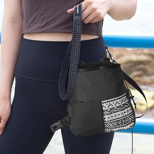 Bolsa de tiza resistente de construcción duradera para escalada en roca 6